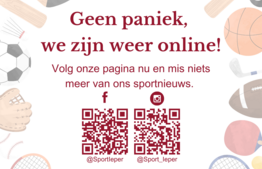 De Sportdienst op sociale media!